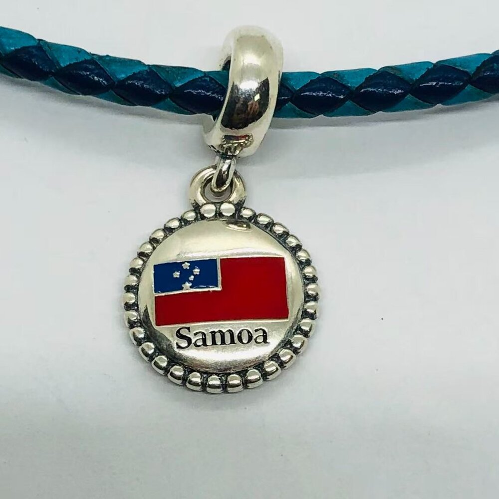 ✨✨Pandora Flag of Samoa Exclusive Dangle charm
